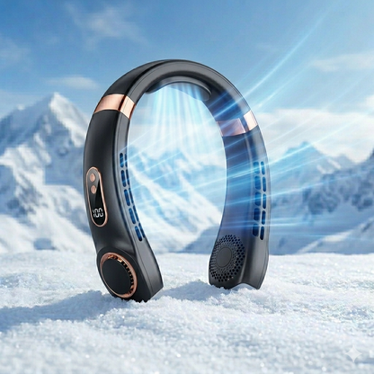 YOVARA Portable Neck Fan – Hands Free Bladeless Cooling Fan Air Conditioner for Travel & Summer