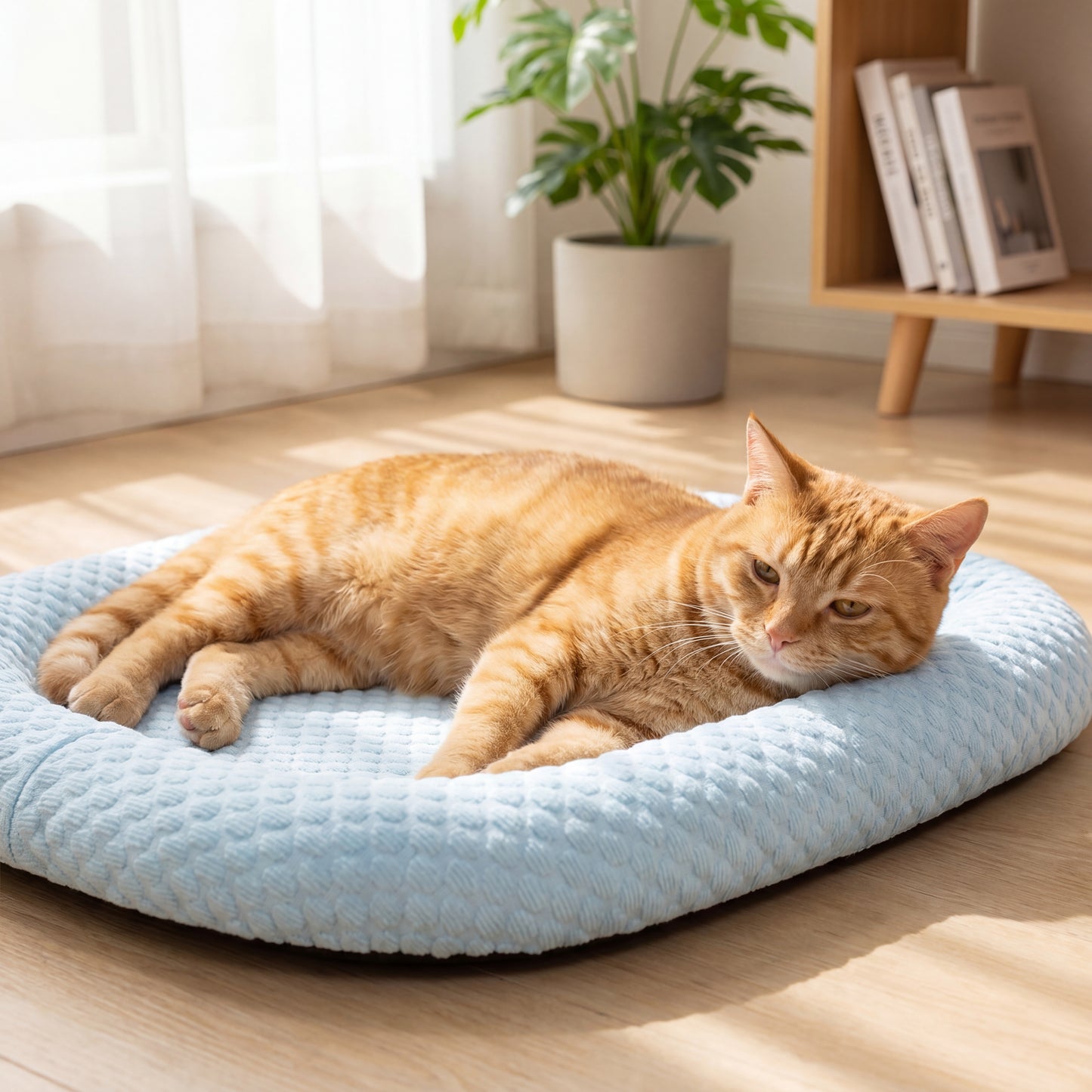 YOVARA Cooling Pet Mat – Self Cooling Gel Pad for Dogs & Cats, Summer Heat Relief Bed