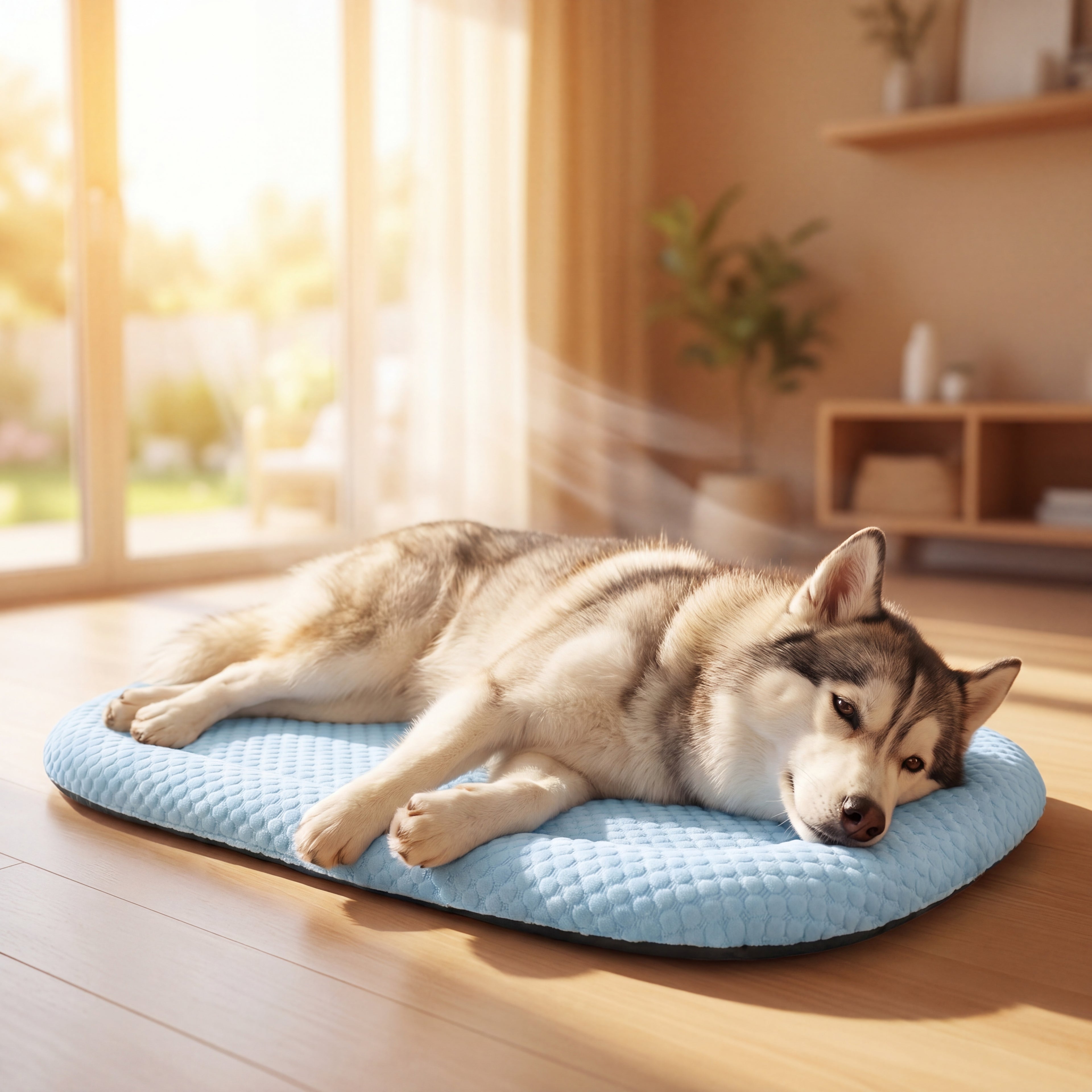YOVARA Cooling Pet Mat – Self Cooling Gel Pad for Dogs & Cats, Summer Heat Relief Bed