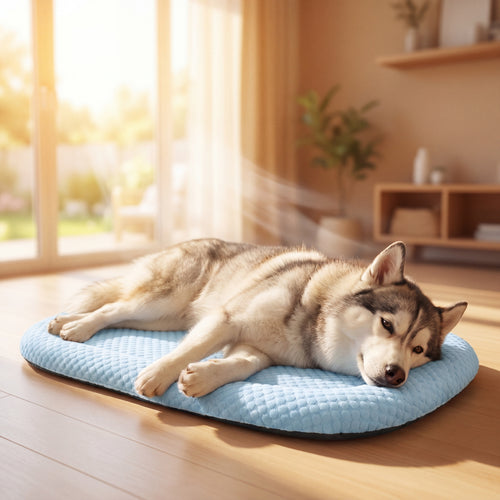 YOVARA Cooling Pet Mat – Self Cooling Gel Pad for Dogs & Cats, Summer Heat Relief Bed