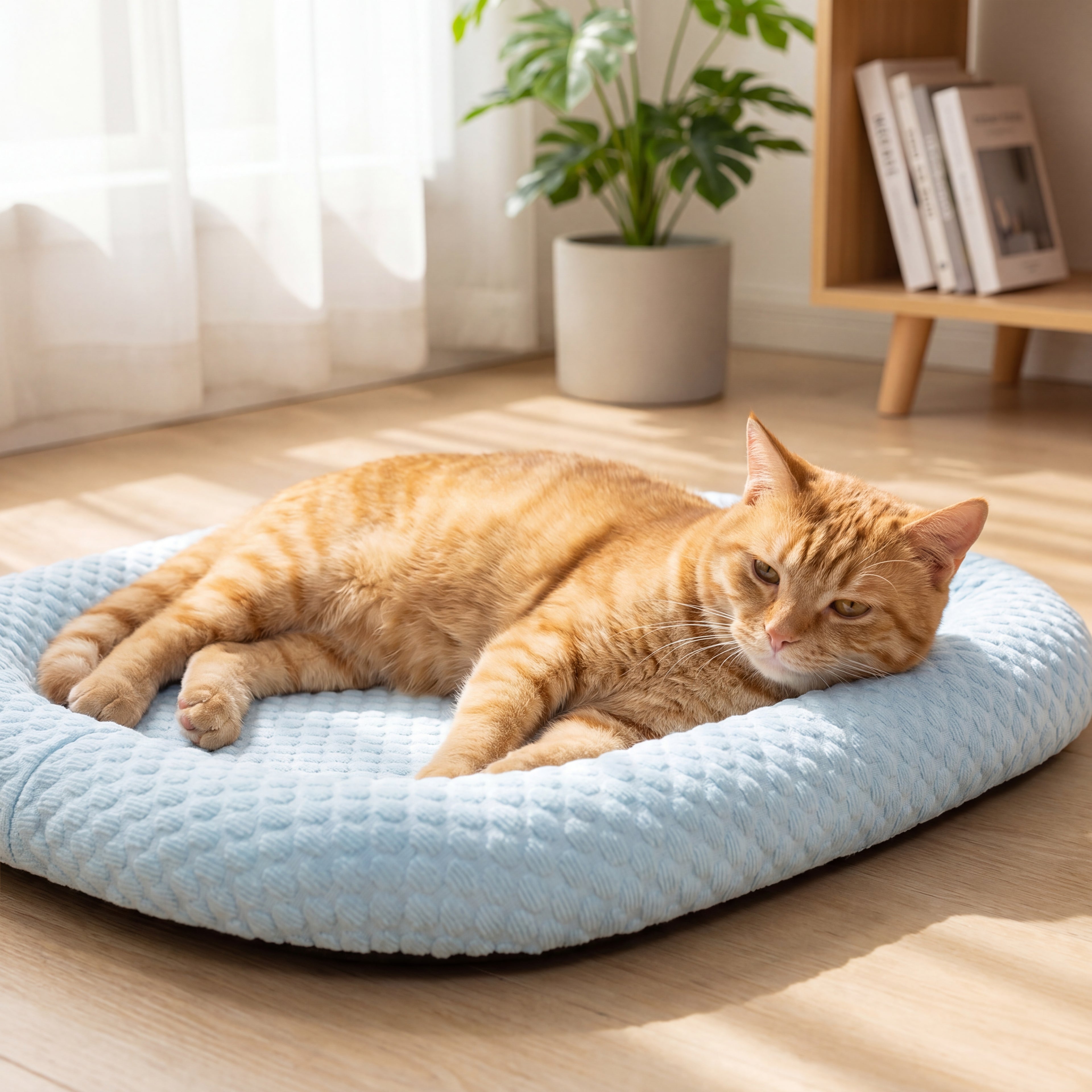 YOVARA Cooling Pet Mat – Self Cooling Gel Pad for Dogs & Cats, Summer Heat Relief Bed