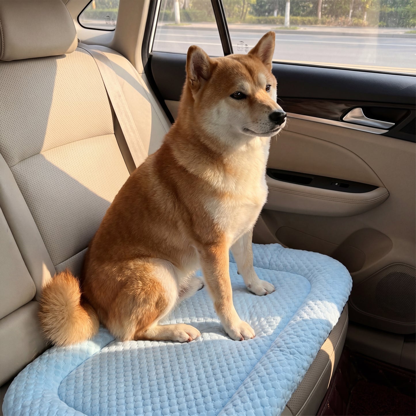 YOVARA Cooling Pet Mat – Self Cooling Gel Pad for Dogs & Cats, Summer Heat Relief Bed