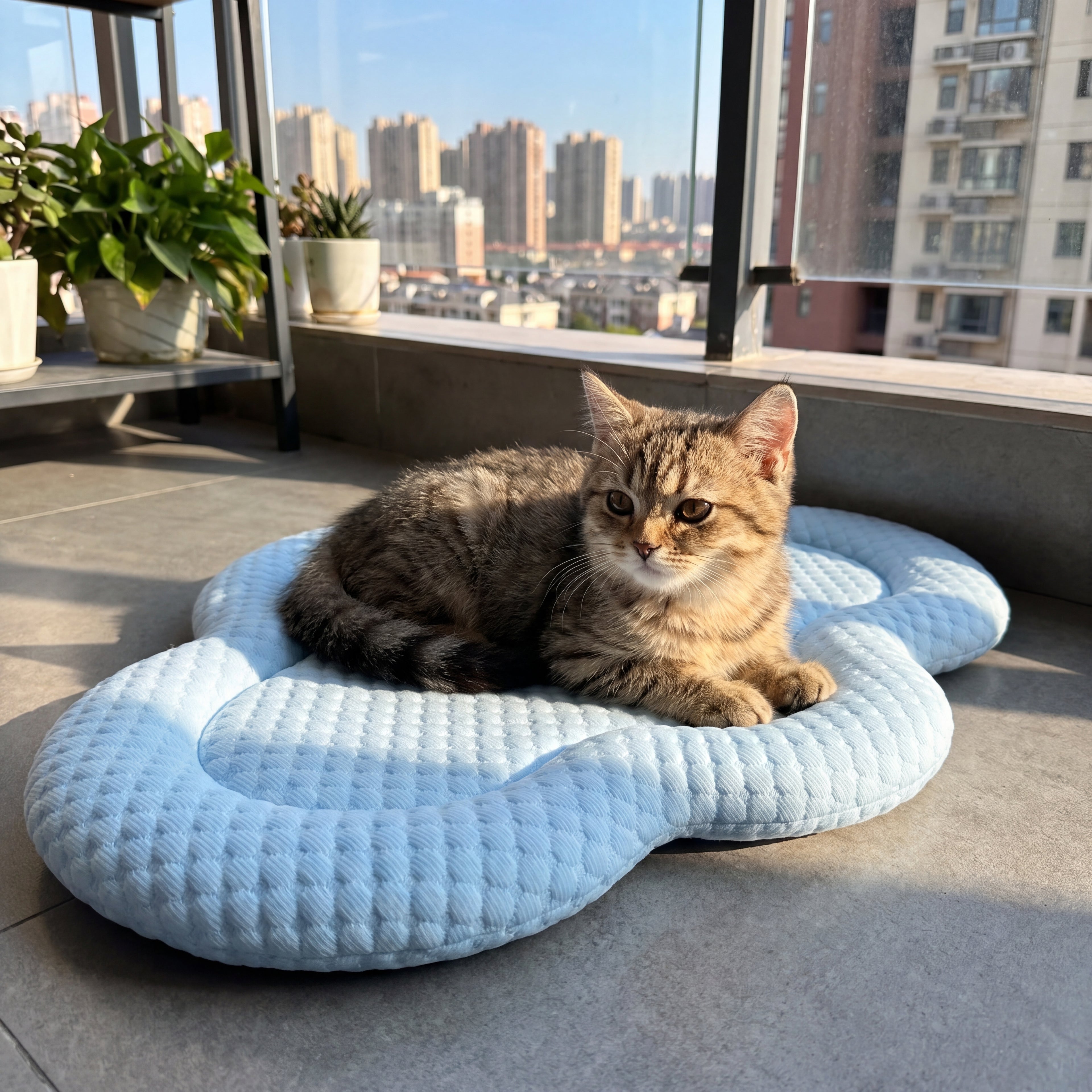 YOVARA Cooling Pet Mat – Self Cooling Gel Pad for Dogs & Cats, Summer Heat Relief Bed